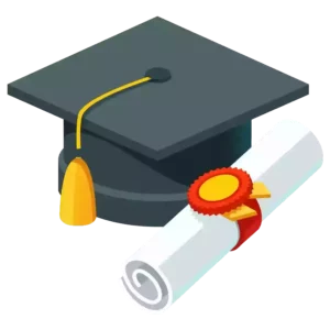 Graduation Cap and Diploma